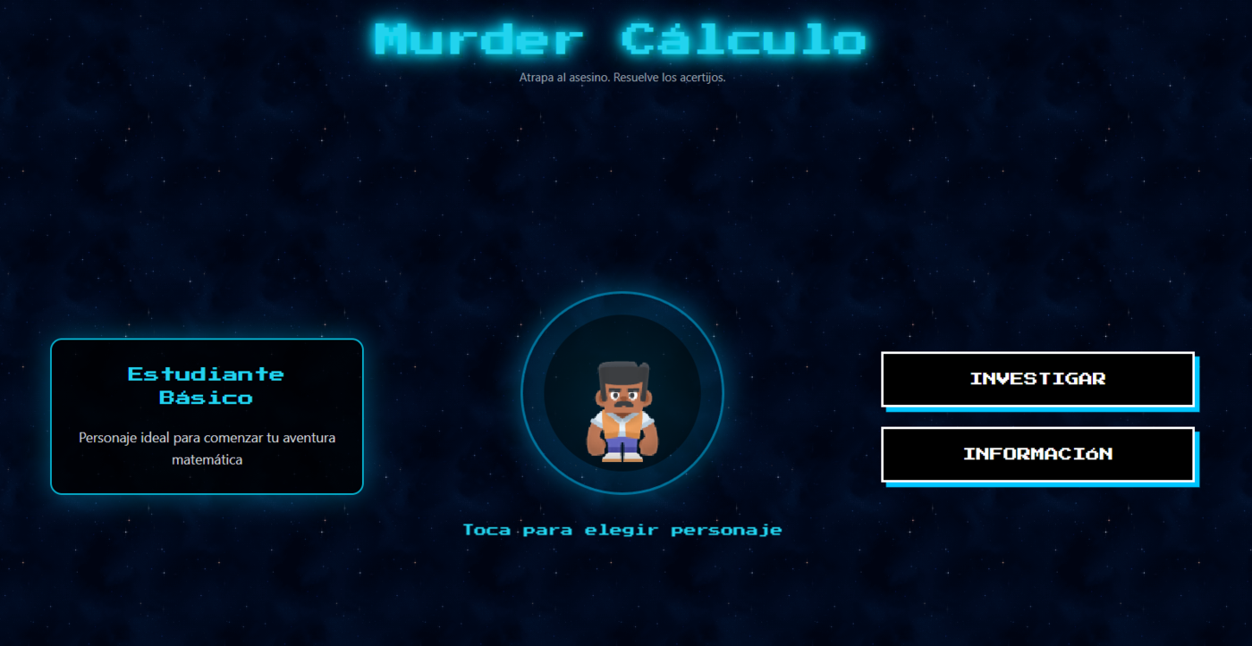 Juego pantalla principal